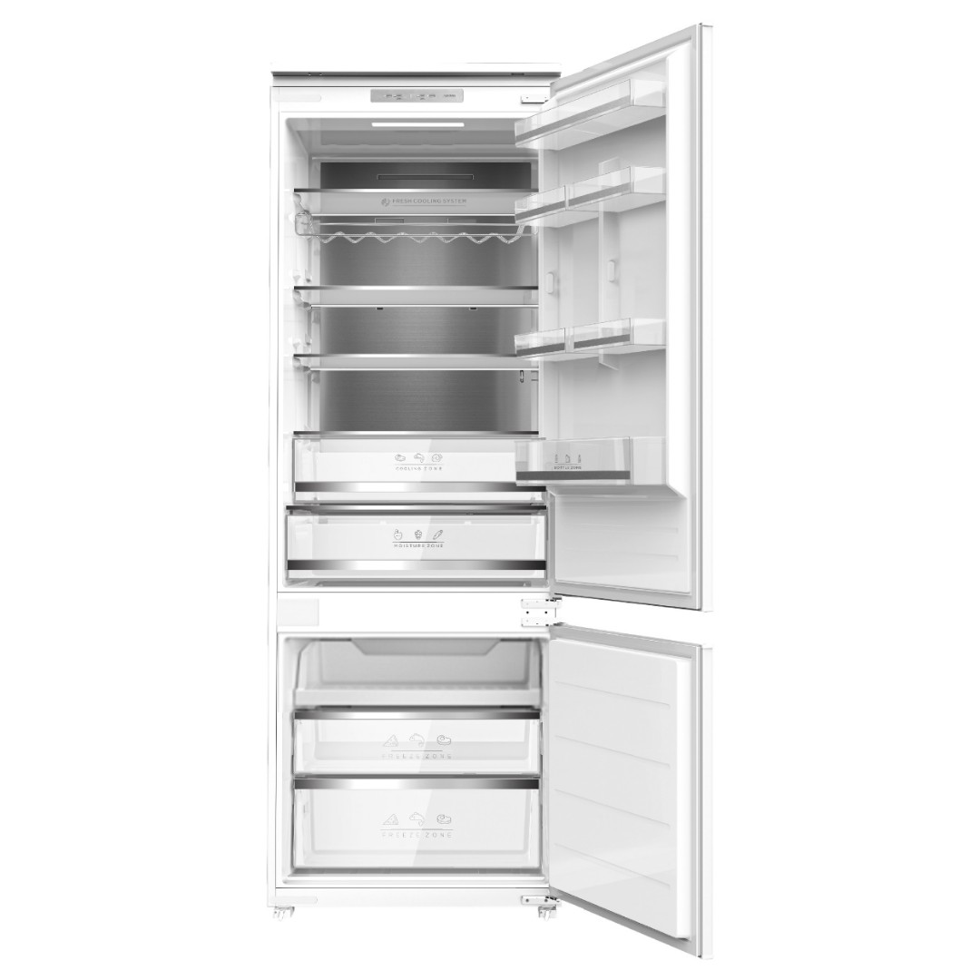 Встраиваемый двухкамерный холодильник